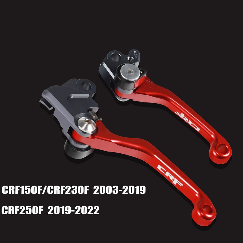 TIRGE Motorcycle CNC Foldable Pivot Clutch Brake Lever Handle for CRF150F CRF230F CRF 230F 2003-2019 CRF250F 2019-2022 (l03r06) - Image 5